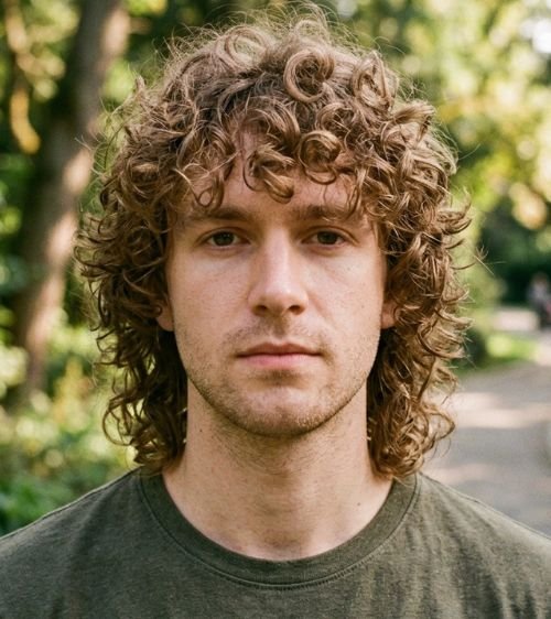 Curly Wolf Cut